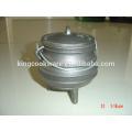 Three Leg High Quality Cast Iron potjie Pot belly pot 3 for camping